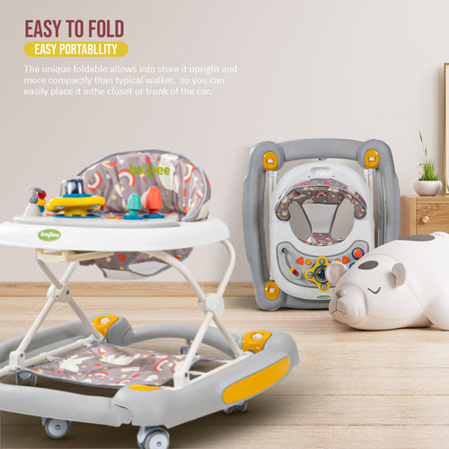 Baybee Clofi 2 in 1 Baby Walker for Kids with Rocker, Push Handle, 3 Height Adjustable BAYBEE