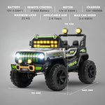 Baybee Blitz 4×4 Battery Operated Jeep for Kids, Ride on Toy Car (Painted) Baybee India