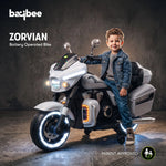White electric motorcycle toy for kids