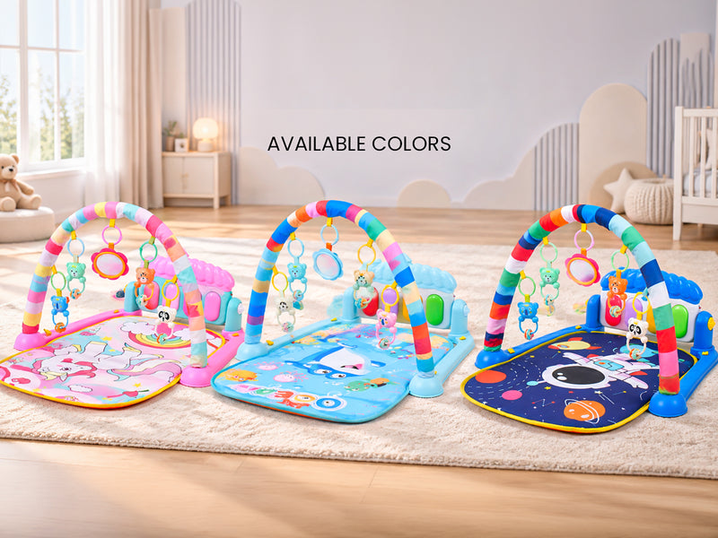 Baybee 2 in 1 Play Gym for Babies Baby Play Mat with Music & Lights — slide 4