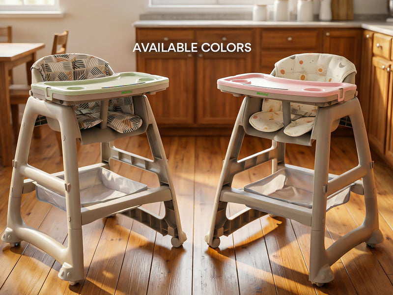 Baybee Breeze High Chair with Musical & Dual Removable Trays, Adjustable Feeding Chair — slide 3