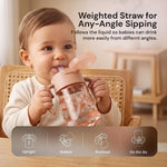 Orange anti spill sippy cup
