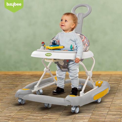 Baybee Clofi 2 in 1 Baby Walker for Kids with Rocker, Push Handle, 3 Height Adjustable BAYBEE