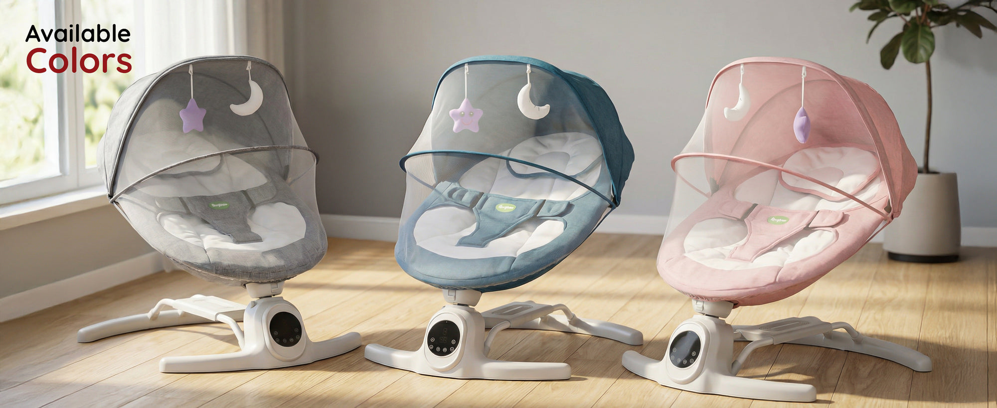Baybee Wobbles Baby Cradle and Swing Automatic Electric Swing for Baby — slide 3
