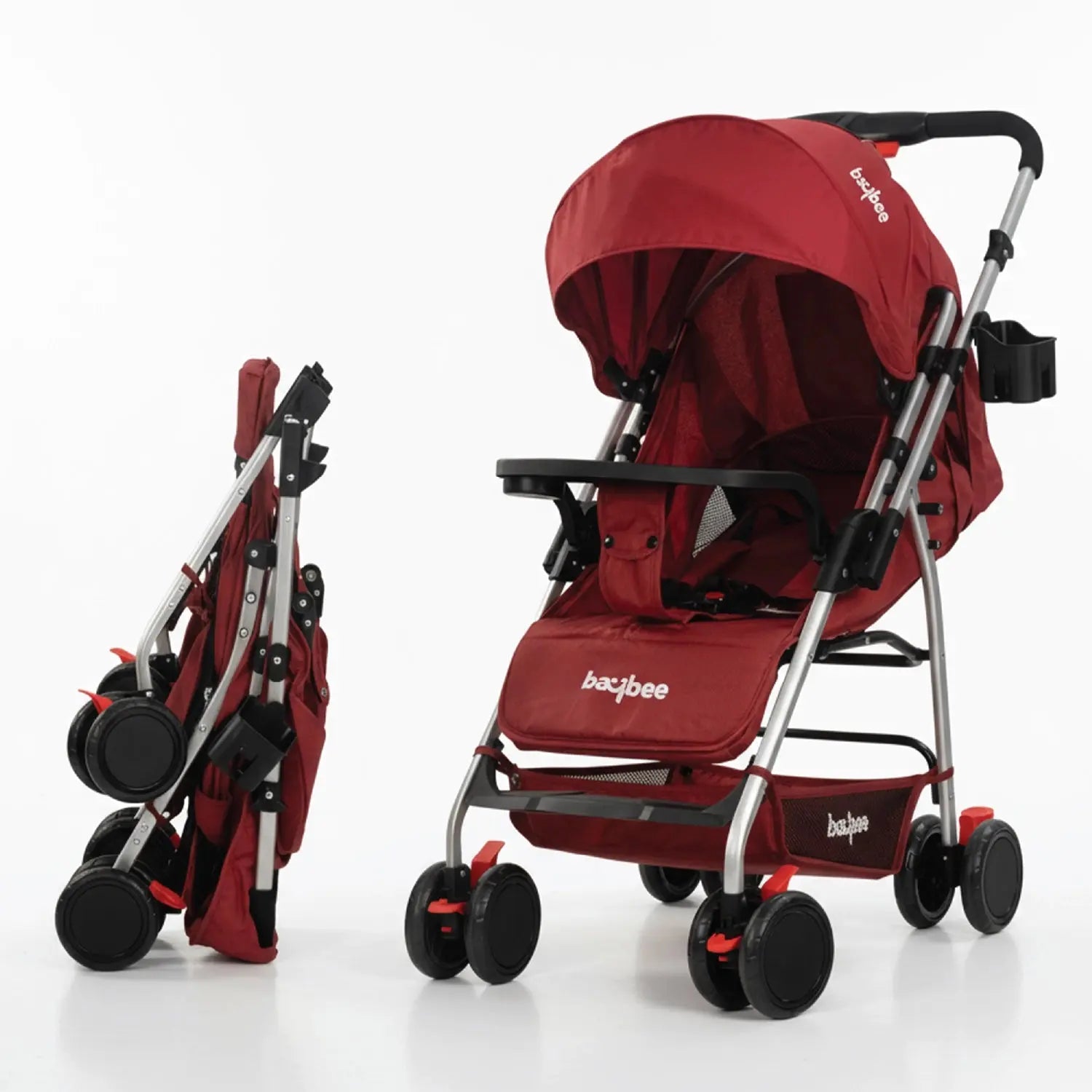 Baybee Aurevo Convertible Infant Baby Pram Stroller for Newborn Babies with 3-Position