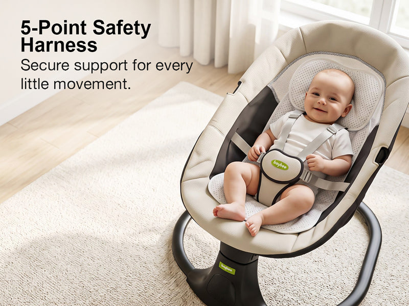 Baybee Automatic Baby Swing Cradle with Removable Padded — slide 2