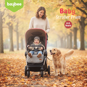 Baybee Infant Baby Pram Stroller for Babies with 3-Position Adjustable