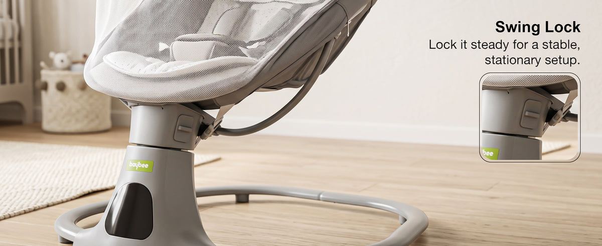 Baybee Automatic Baby Swing Cradle with Removable Padded — slide 3