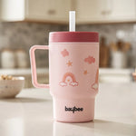 Pink Silicone Sippy Cup