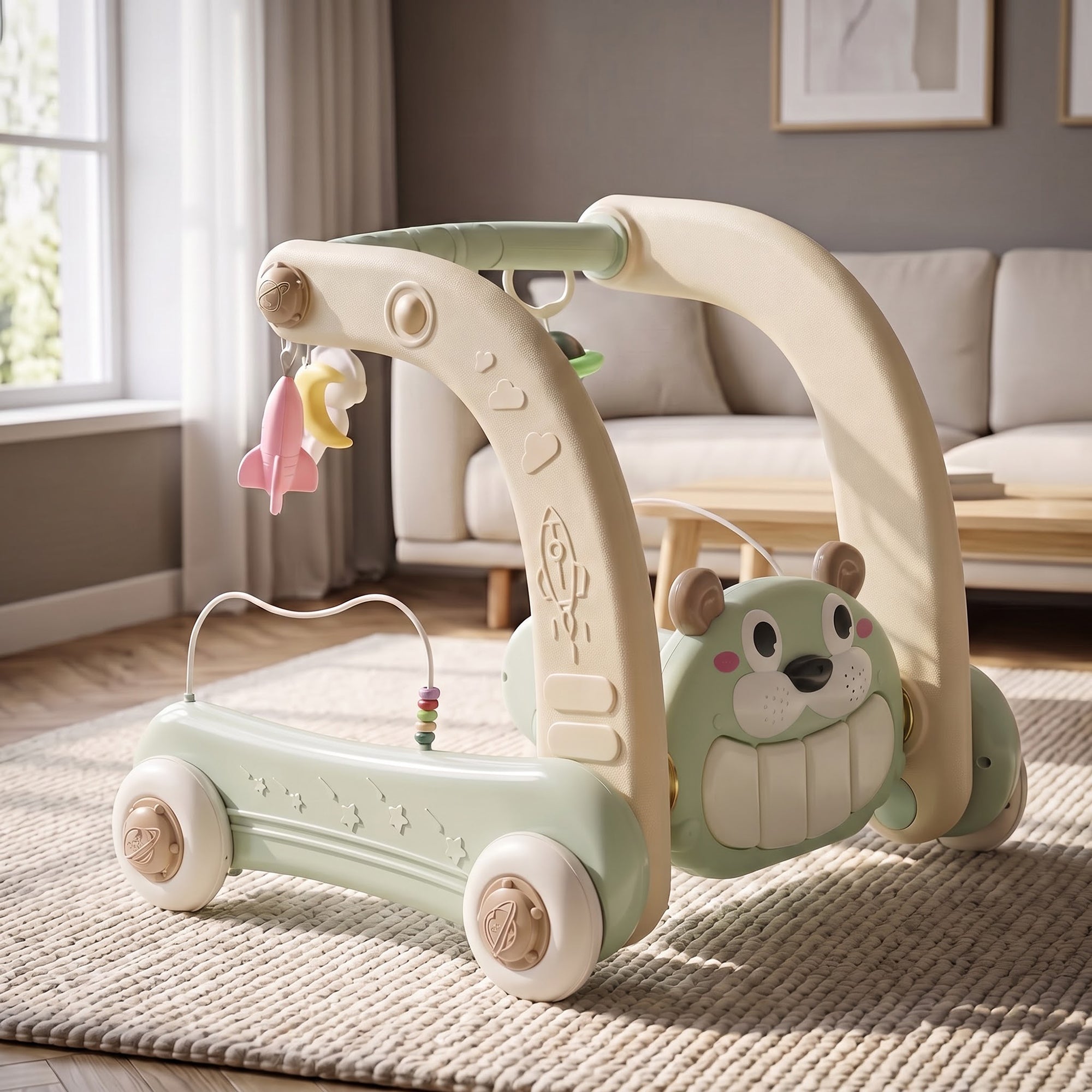 Baybee 4 in 1 Baby Walker with Push Mode