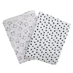 BAYBEE Pure Cotton Baby Swaddle Wrapper for New Born Babies, Washable Absorbent Soft Muslin Cloth & Napkins for Baby (Assorted) BAYBEE