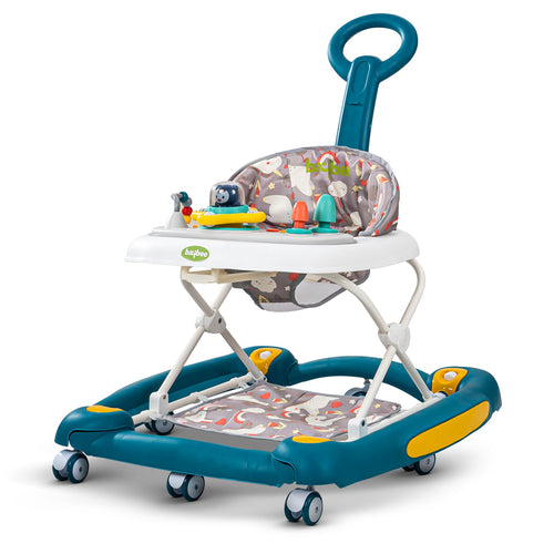 Baybee Clofi 2 in 1 Baby Walker for Kids with Rocker, Push Handle, 3 Height Adjustable BAYBEE
