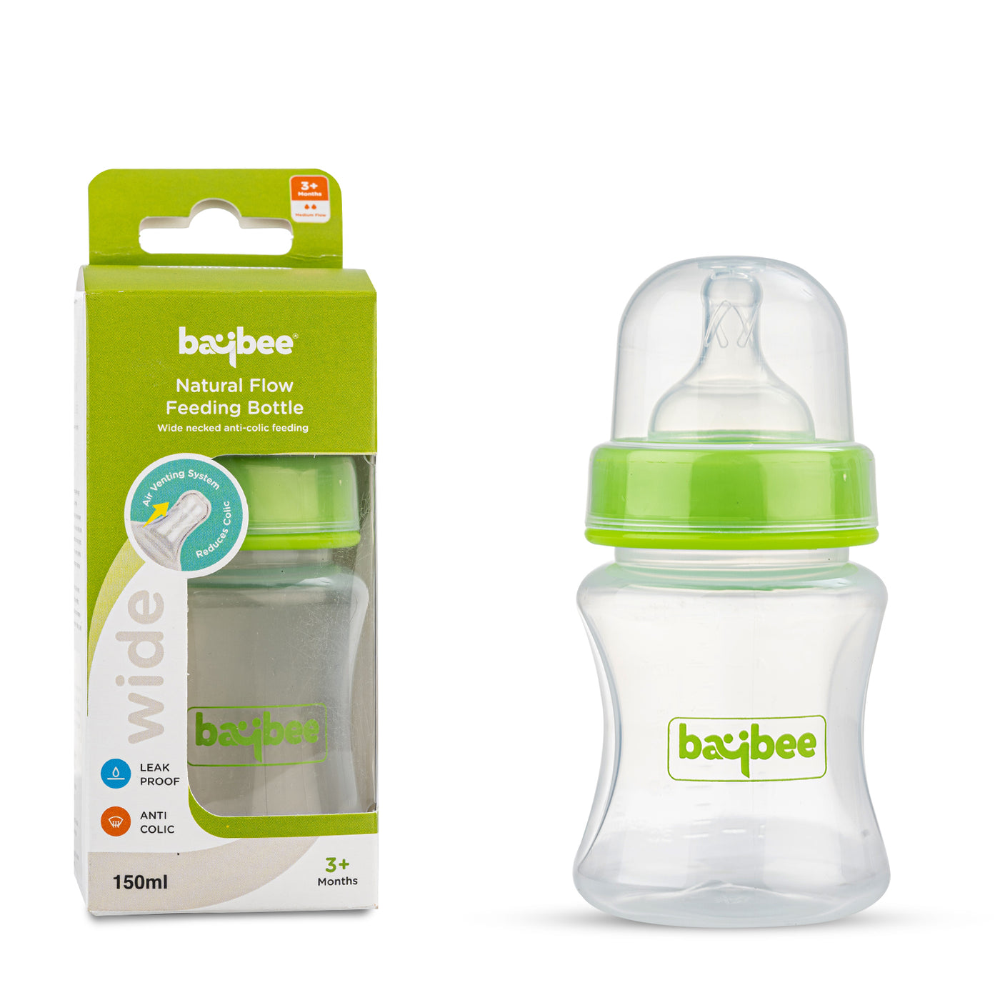 Baybee Newborn anti colic Feeding Bottle 150ml – Baybee India