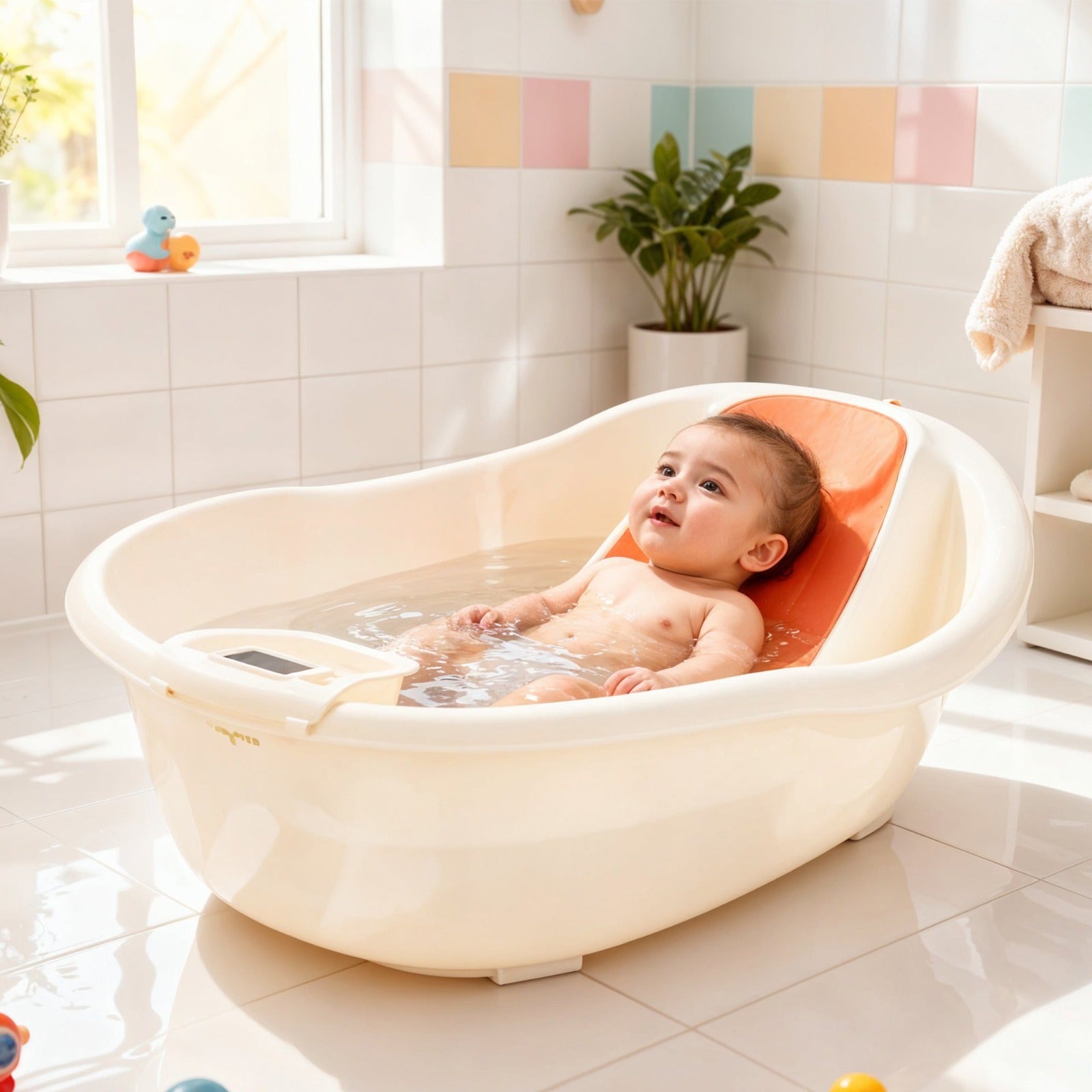 Baybee Dive Baby Bath Tub for Kids Bathing Tub with Touch Monitor & Tray