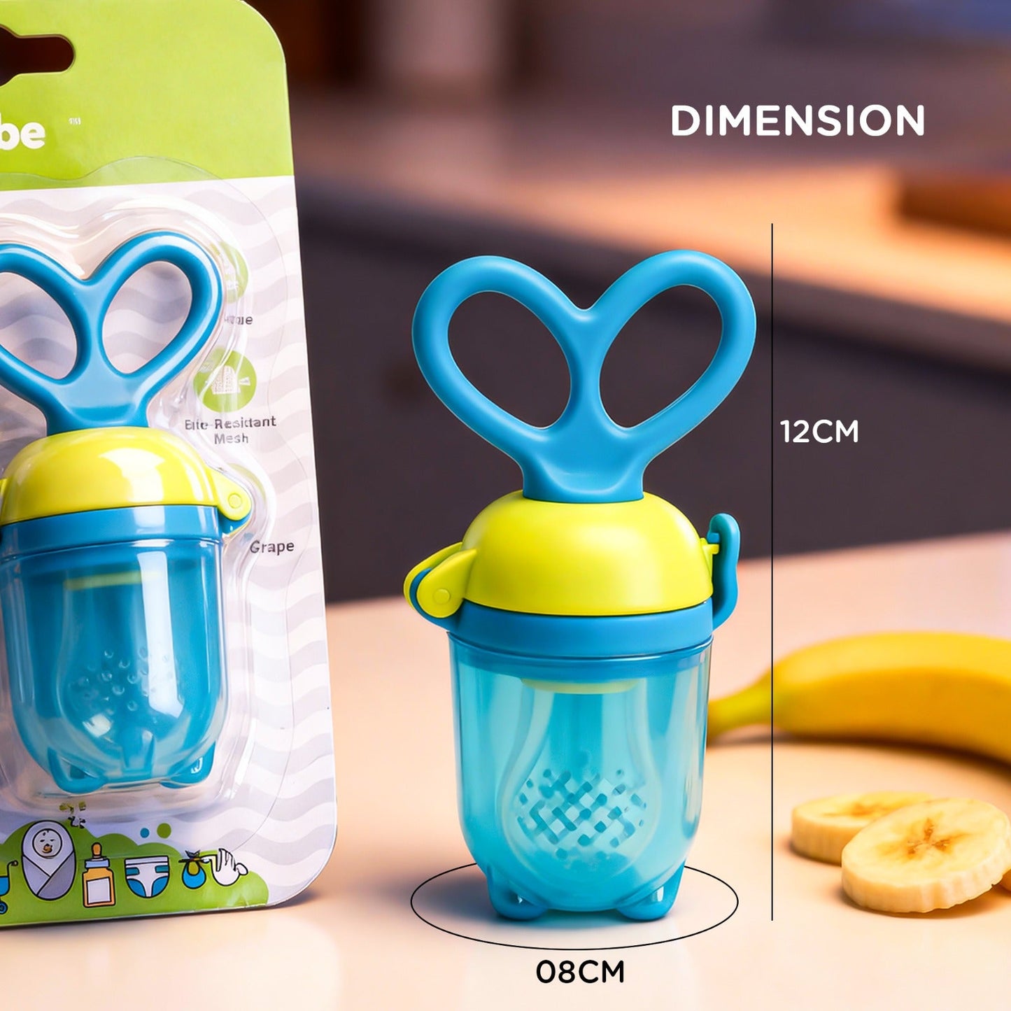 Baybee Silicone Fruit Nibbler & Baby Food Feeder Baby Teether & Pacifier Baybee India