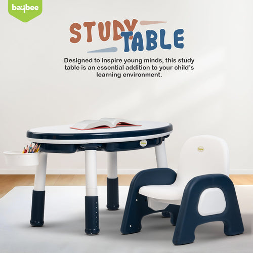 Baybee Dream Desk Kids Study Table for Students with Chair, Reading & Writing Study Table for Kids of 2 to 10 Years Baybee India