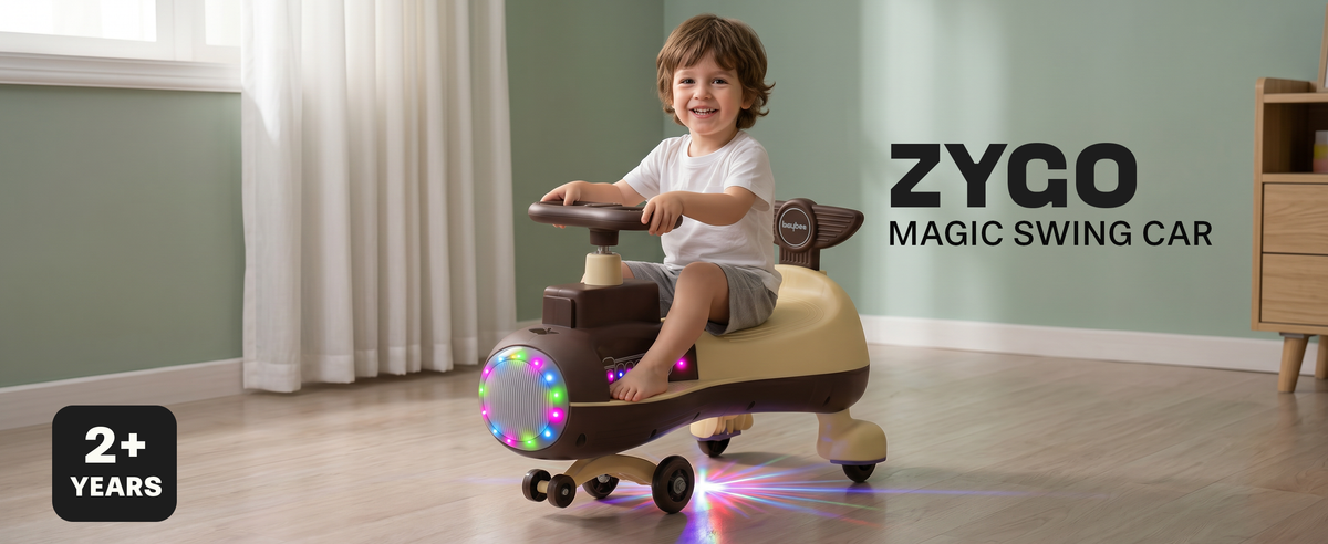 Baybee Zygo Swing Car for Kids Twister Push Ride on — slide 1