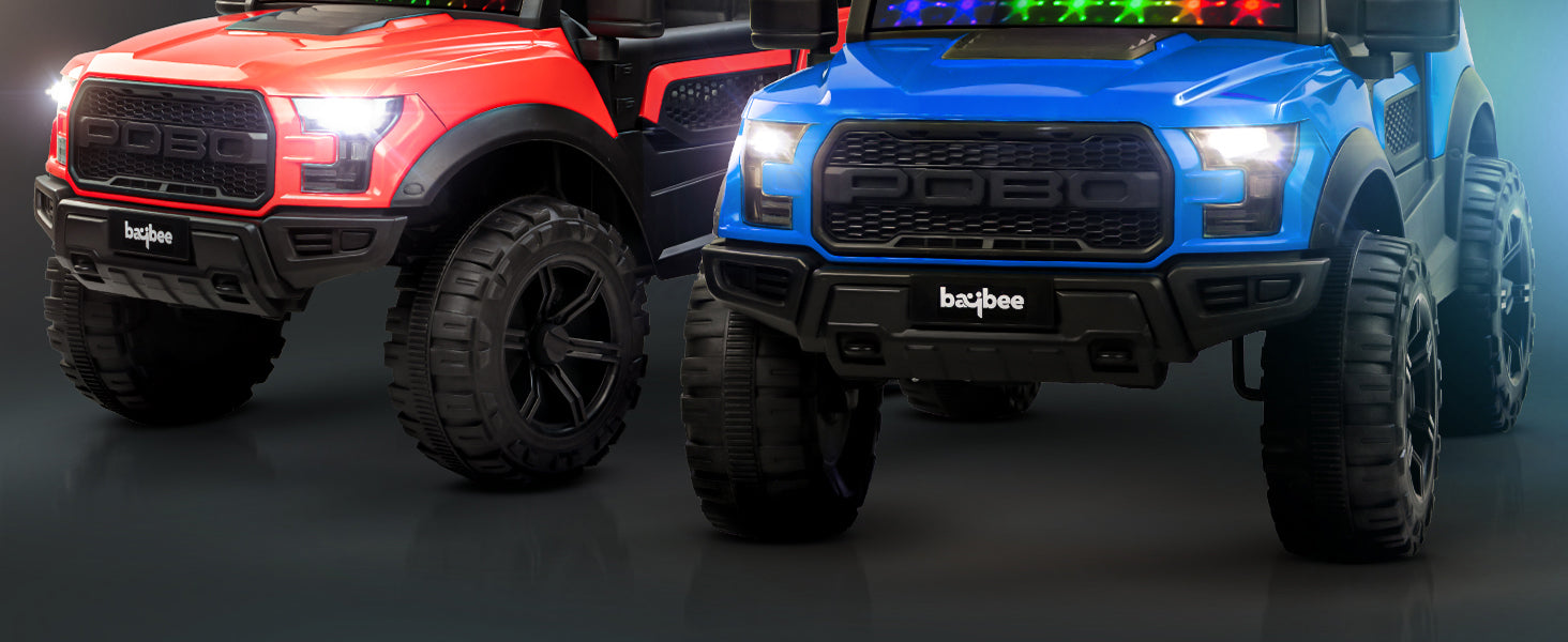 Baybee Bronco Battery Operated Jeep for Kids RGB Windshield Light & Music — slide 1