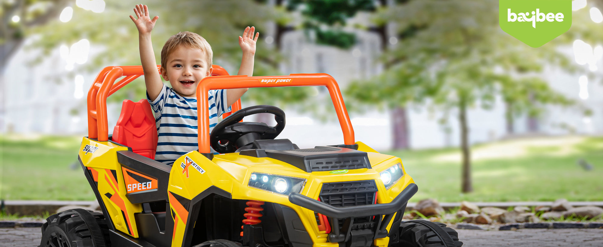Baybee Derak UTV Battery Operated Jeep for Kids — slide 1