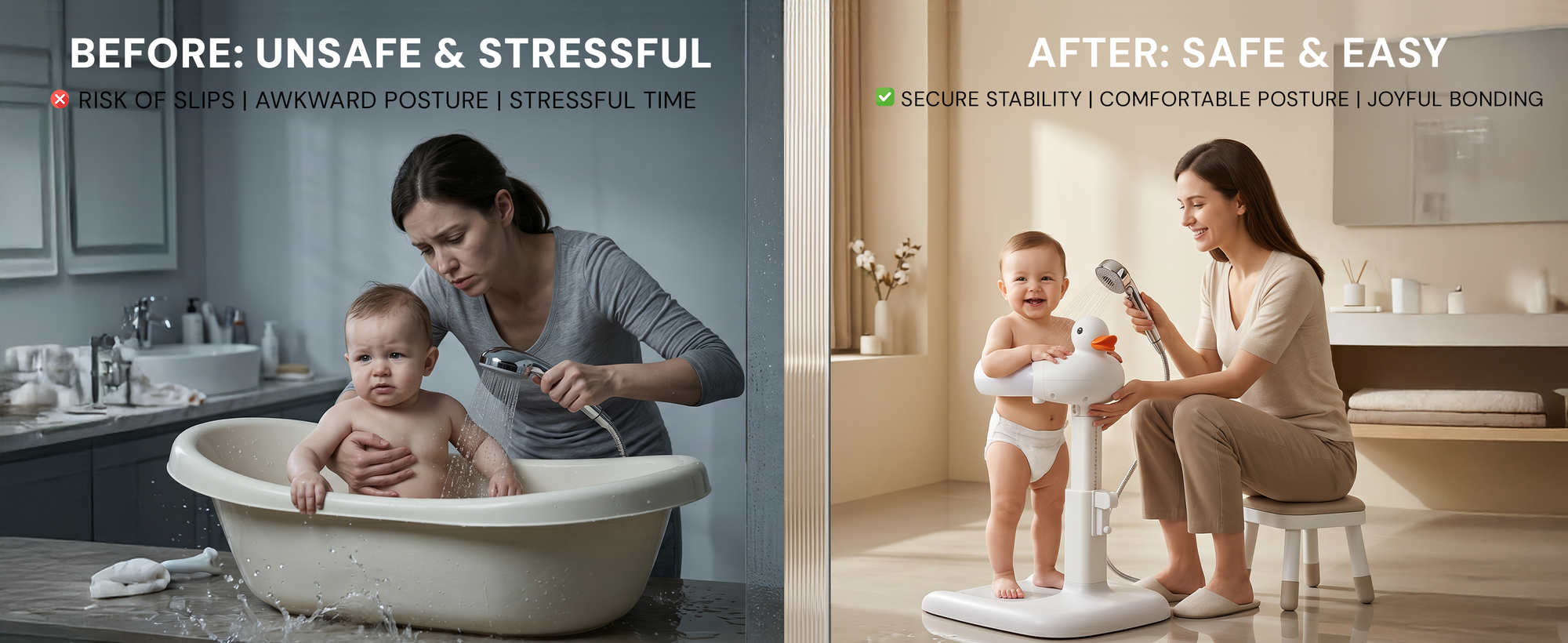 Baybee Baby Shower Bath Stand for Baby & Toddlers — slide 1