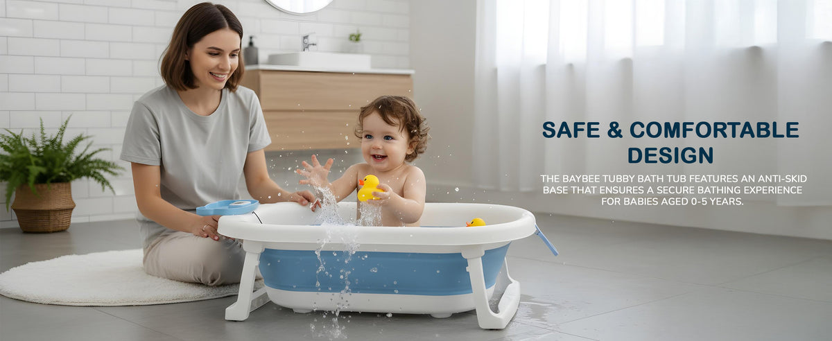 Baybee Tubby Bath Tub for Baby, Foldable Baby Bathtub for Kids — slide 2