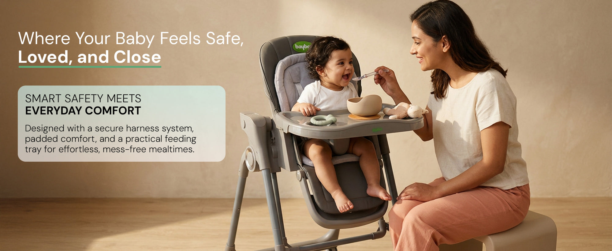 Baybee 3-in-1 Convertible High Chair for Baby — slide 2