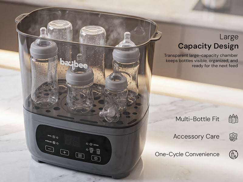 Baybee Puresteam Pro 7-in-1 Baby Bottle Sterilizer and Dryer — slide 2