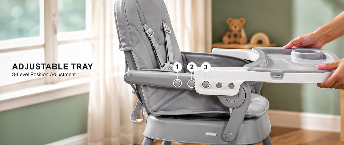 Baybee 2 in 1 High Chair for Baby with 5-Point Safety Harness — slide 2