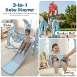 Baybee Twinkle 4 in 1 Swing and Slider Foldable Baby Garden Slide for Kids - Baybee India