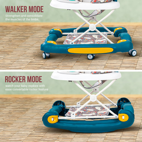 Baybee Clofi 2 in 1 Baby Walker for Kids with Rocker, Push Handle, 3 Height Adjustable BAYBEE