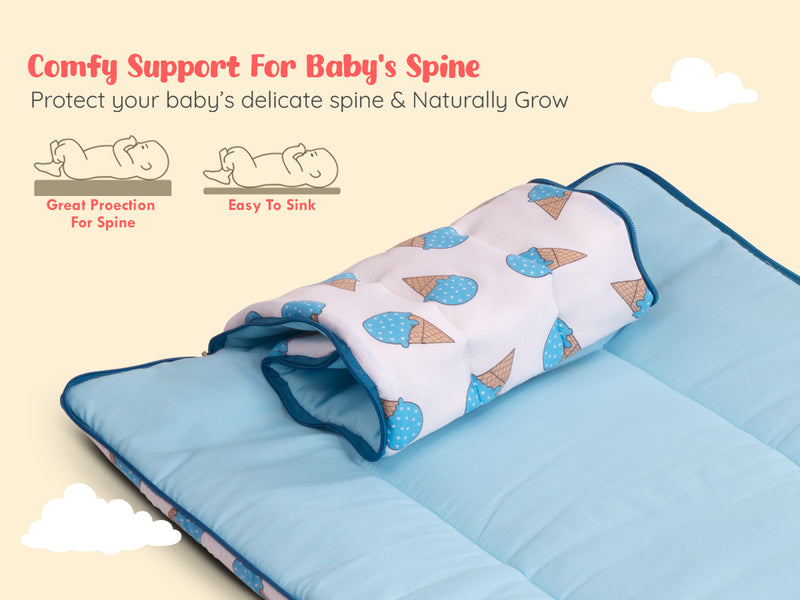 Baybee 3 in 1 Cotton Baby Bed Cum Carry Bed for New Born 0-6 Months Boys Girls — slide 2
