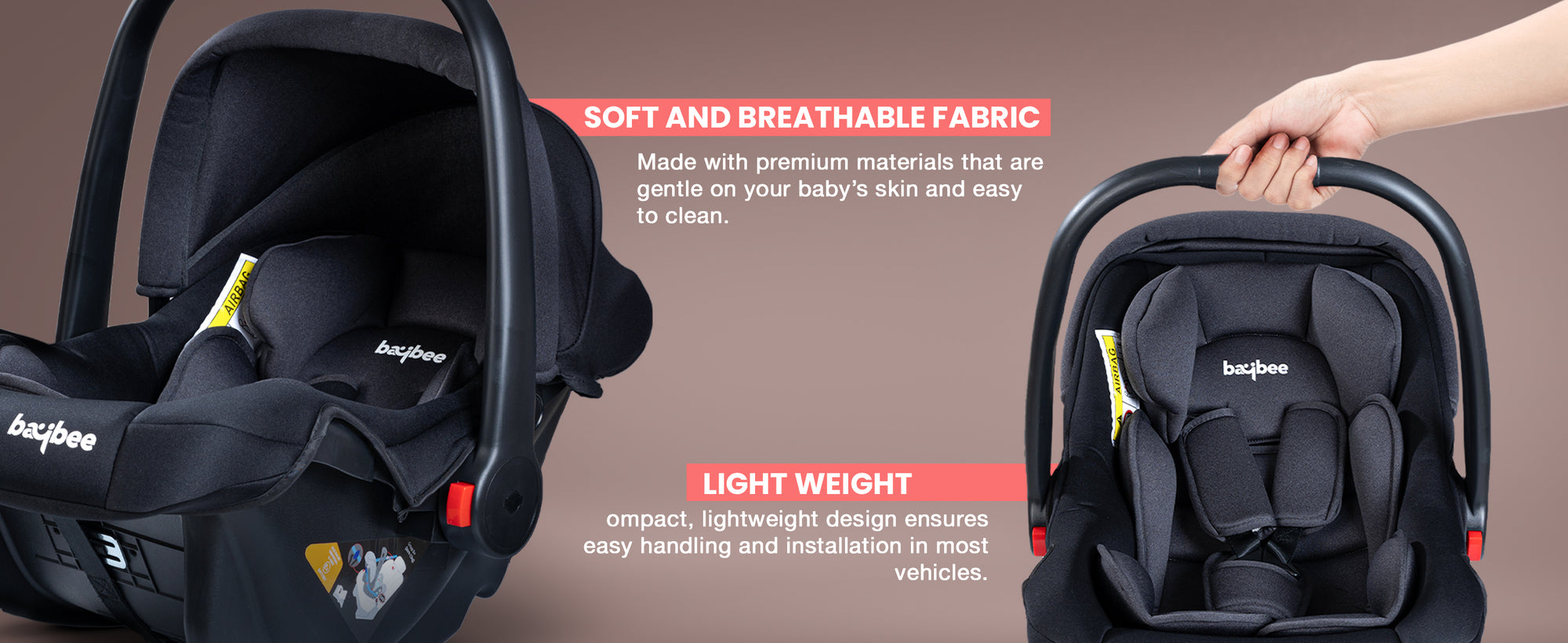 Product info banner slide