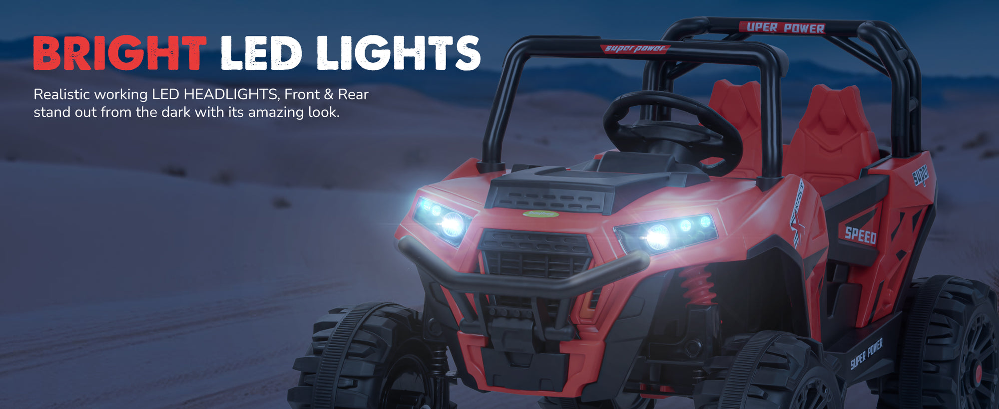 Baybee Derak UTV Battery Operated Jeep for Kids — slide 2