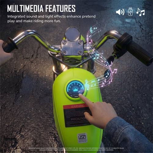 Baybee ChopperX Baby Battery Operated Bike for Kids