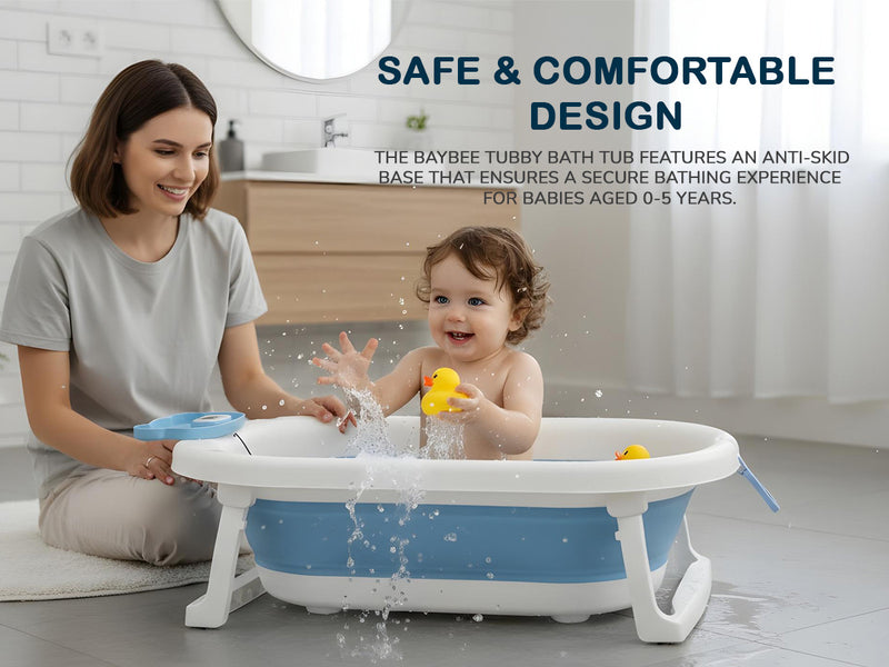 Baybee Tubby Bath Tub for Baby, Foldable Baby Bathtub for Kids — slide 2
