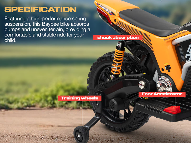 Baybee Motocross Electric Bike for Kids — slide 2