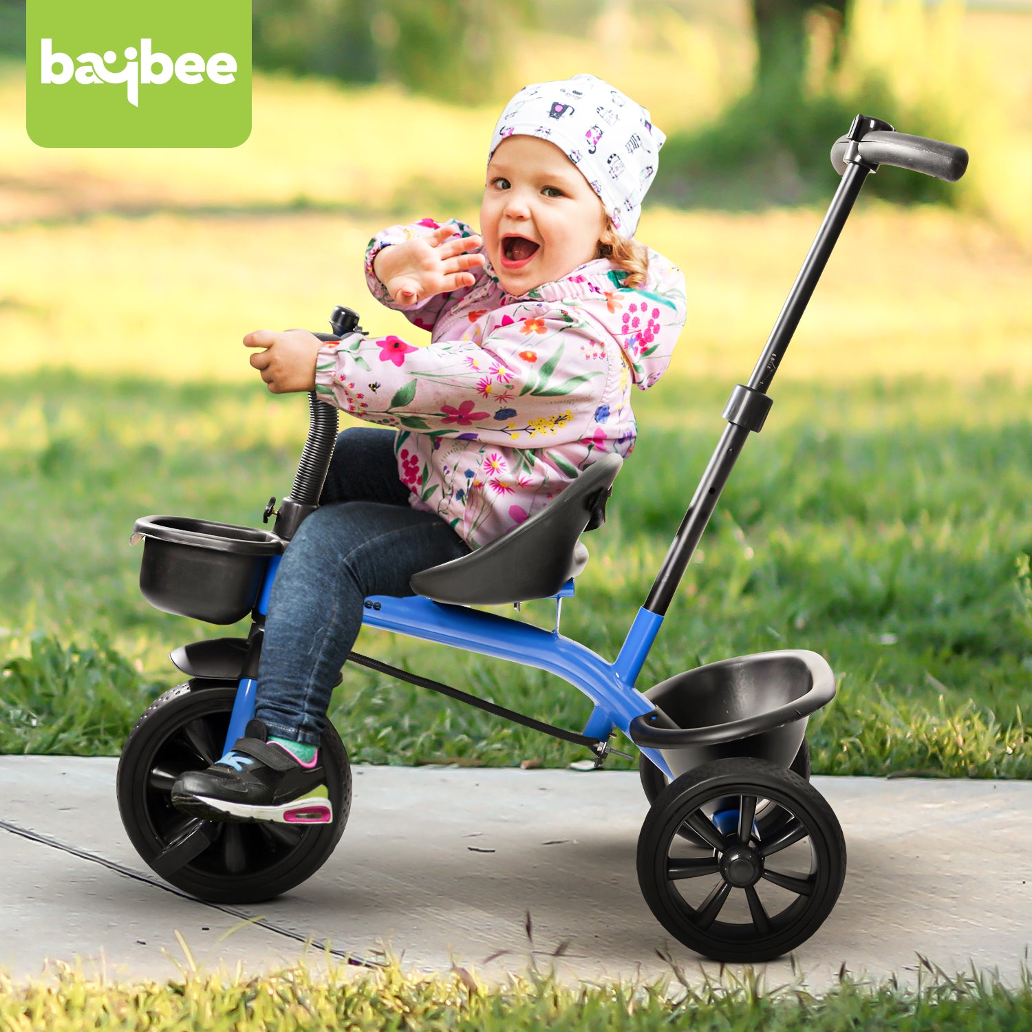 Baybee Actro Pro Baby Tricycle for Kids Smart Plug Play Kids Cycle with Parental Push Handle