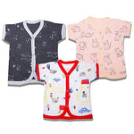 Baybee Pack of 6 Cotton Baby Unisex Regular Fit Clothing Set Baby Top Jablas 0-3 Months