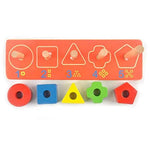 Baybee 3 in 1 Wooden Shape & Colour Sorting Wooden Toy for Kids BAYBEE