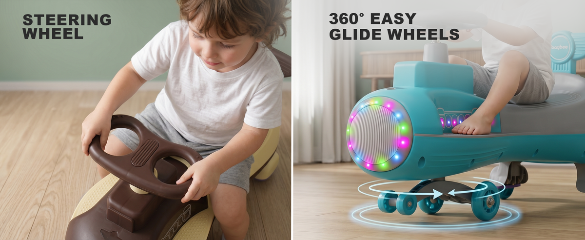 Baybee Zygo Swing Car for Kids Twister Push Ride on — slide 3