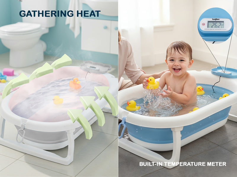 Baybee Tubby Bath Tub for Baby, Foldable Baby Bathtub for Kids — slide 3
