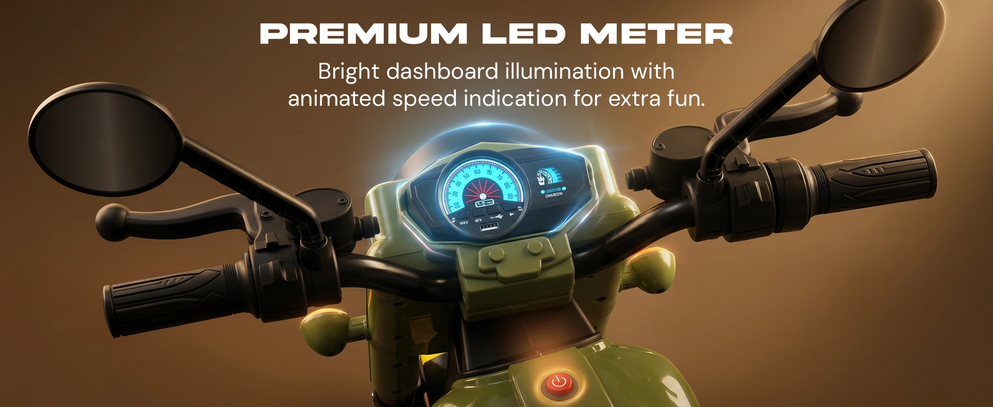 Baybee Classy Baby Battery Operated Bike for Kids with Hand Accelerator — slide 1
