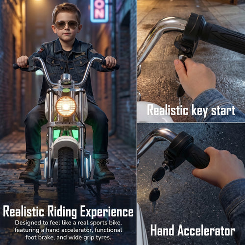 Baybee ChopperX Baby Battery Operated Bike for Kids