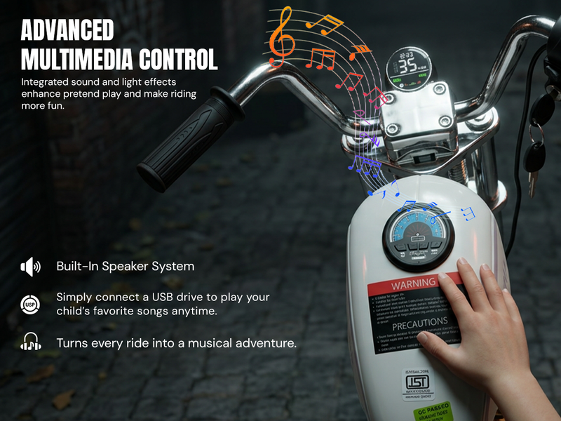 Baybee ChopperX Baby Battery Operated Bike for Kids — slide 3