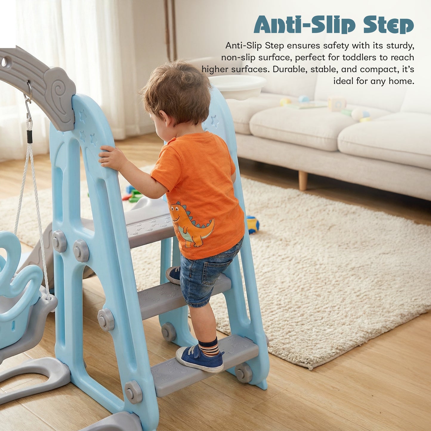 Baybee Twinkle 4 in 1 Swing and Slider Foldable Baby Garden Slide for Kids - Baybee India