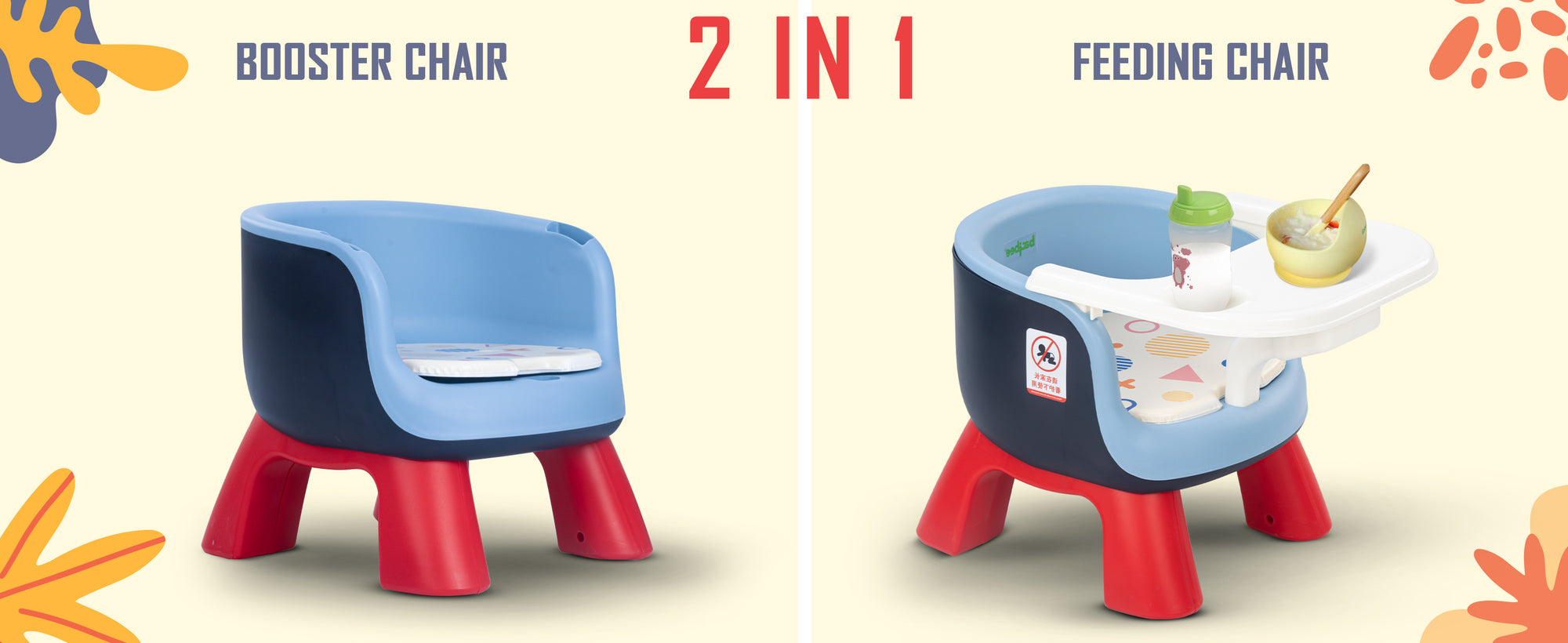 Baybee Creto Baby Booster Chair for Feeding — slide 1