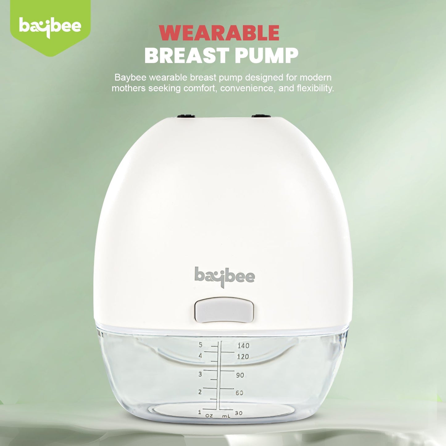 Baybee Ultra Slim Electric Breast Pump for Feeding Mothers, Automatic Breast Feeding Pump Electrical with Led