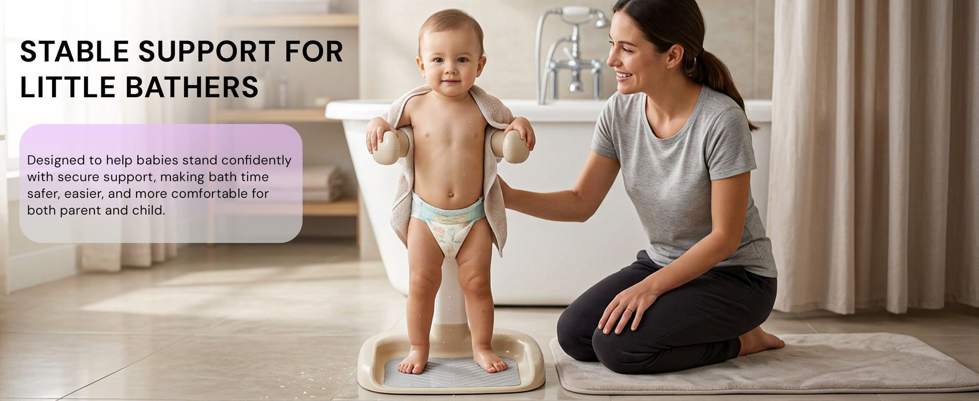 Baybee Baby Shower Bath Stand for Baby & Toddlers — slide 1