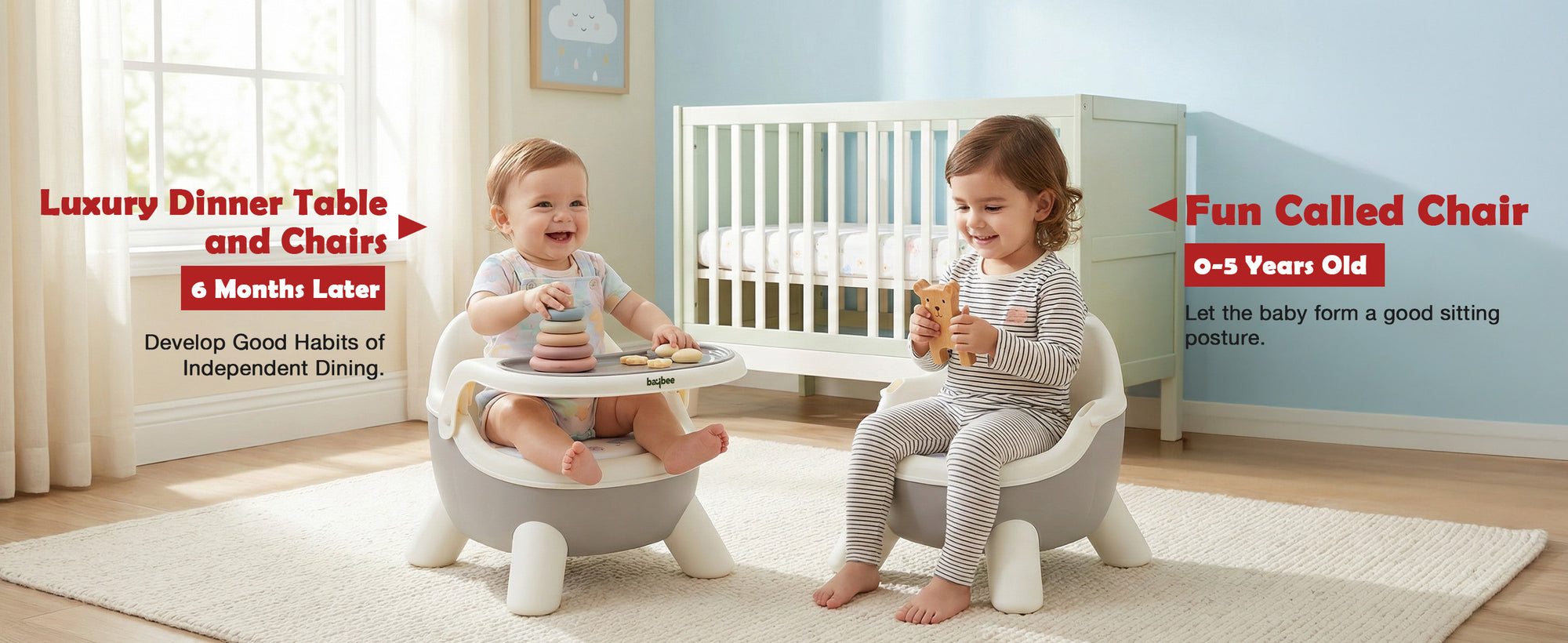 Baybee Loba Booster Chair for Baby — slide 1