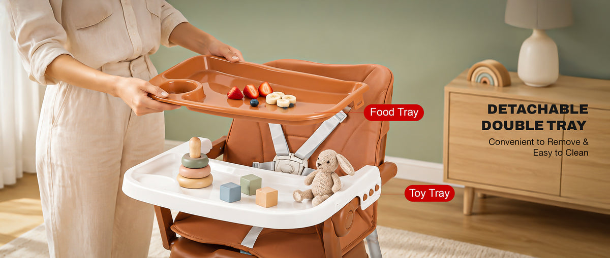 Baybee 2 in 1 High Chair for Baby with 5-Point Safety Harness — slide 3